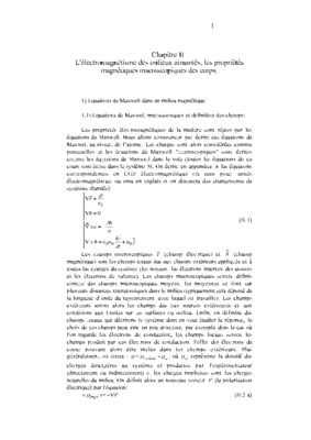 milieux dielectriques et milieux aimantes Book