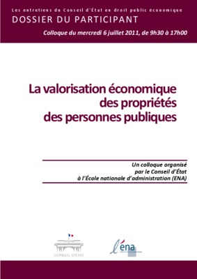 valorisation economique proprietes publiques Book