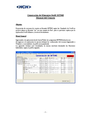 mt940 Book