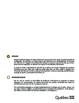listes des microbes des aliments Book