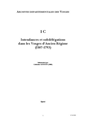 intendances Book