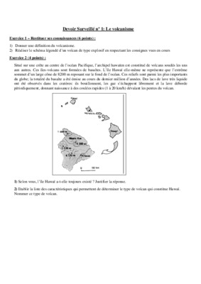 devoir surveille sur le volcanisme Book