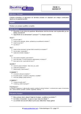 exercice bts qqoqcp Book