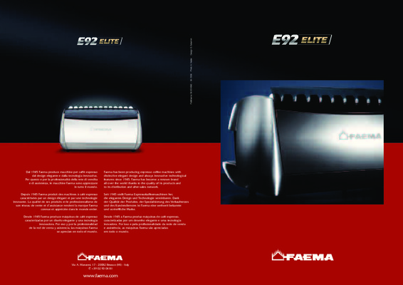 faema e61 Book