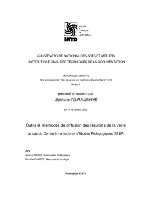les outils de diffusion de veille Book