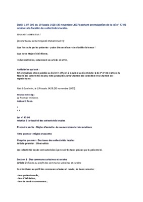 recueil des textes relatifs a la code de fiscalite locale tunisienn Book