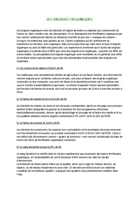 technique d_application des engrais organiques sur cultures perennes Book