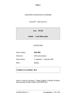 vaudoises Book