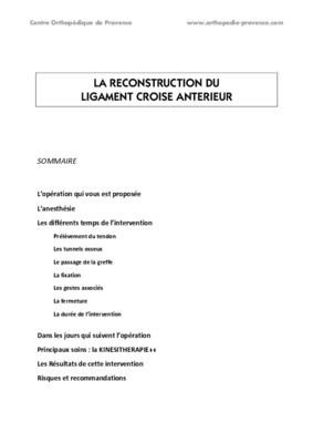 vascularisation du ligament croise anterieur Book