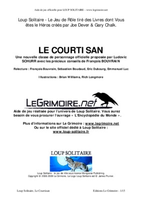 loup solitaire Book