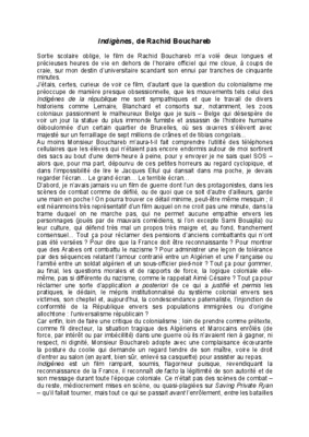 non indigenes Book