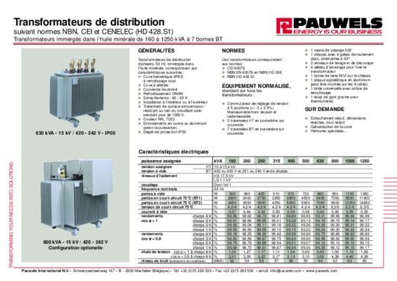 transformateurs 250 kva Book