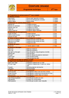 programme expression technique de ju jitsu Book