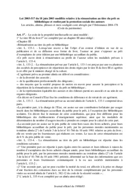 journal officiel n 58 du 26 juille 2003 Book