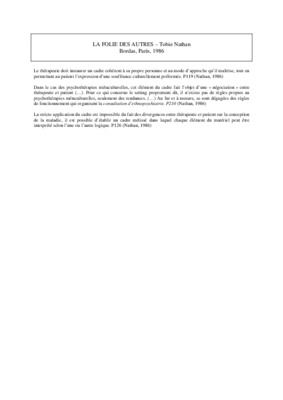 la folie des autres Book