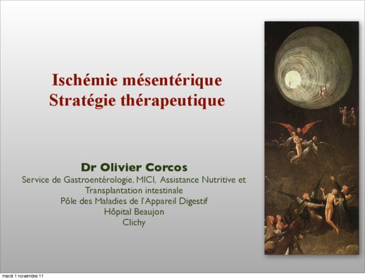 ischemie entero mesenterique chronique Book