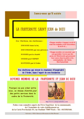 fraternite st jean Book