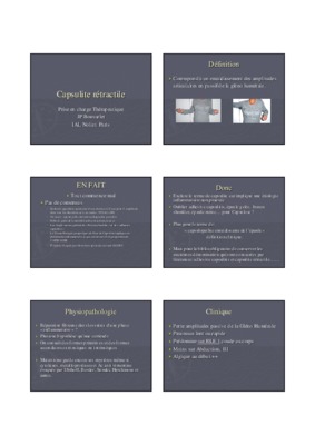 exercices capsulite Book