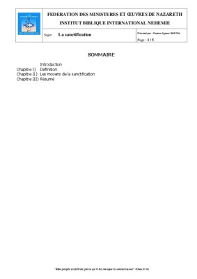 sanctification Book