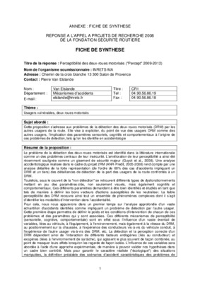 etude detaillee des accidents Book