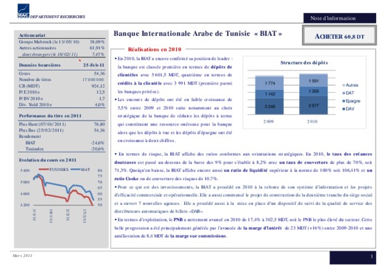 rapport annuel biat Book