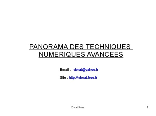 techniques numeriques roger Book