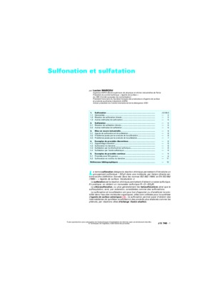 sulfonation Book