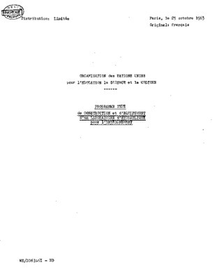 programme type construction Book
