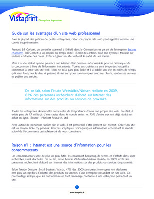 avantages d_un site web Book