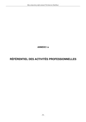 referentiel bac pro technicien outilleur Book