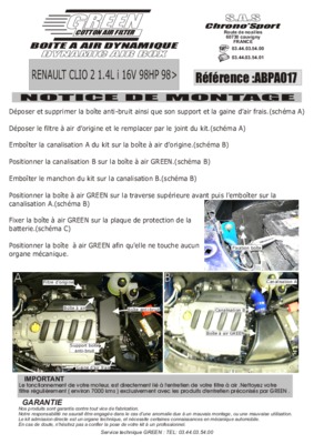 notice de voiture Book