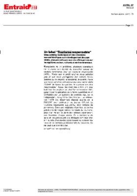 label responsable Book