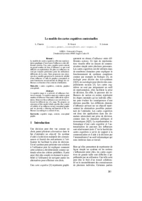 relations cognitives Book
