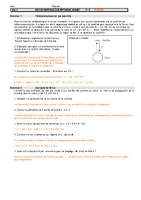 control dephysique chimie 3eme Book
