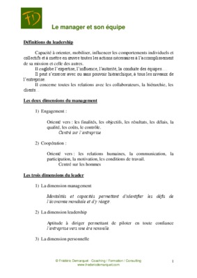 mobiliser role du manager Book