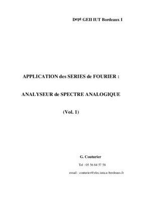 eercices series defourier Book