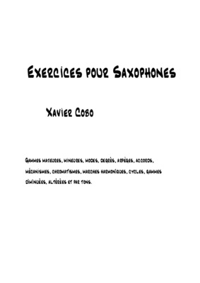 methode complete pour les saxophones Book