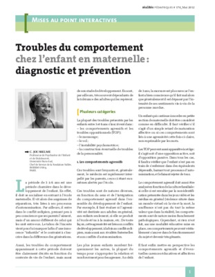 comportement de lecteur maternelle Book