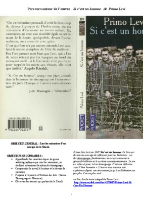 primo levi Book