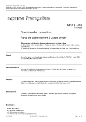 parcs de stationnement a usage public Book