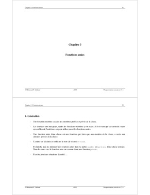 exercices fonctions amies et surdefinition des operateurs Book