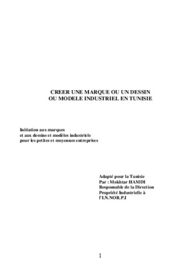 tunisie industriel Book