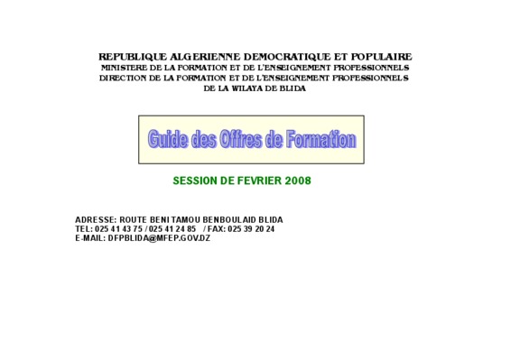 bep secondaire session Book