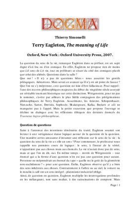eagleton Book