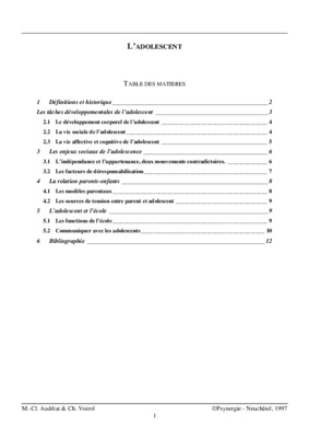 texte adolescent Book