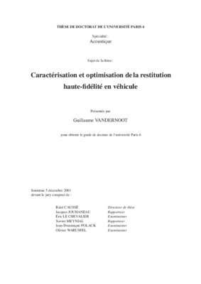 haute fidelite Book