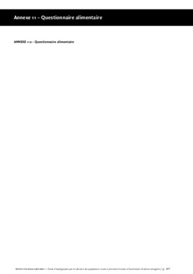 questionnaire alimentaire Book