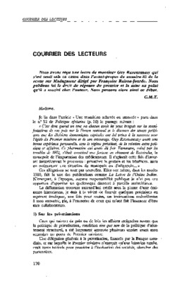lettre au courrier des lecteurs Book
