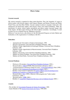 nouvelle microeconomie pierre cahuc Book