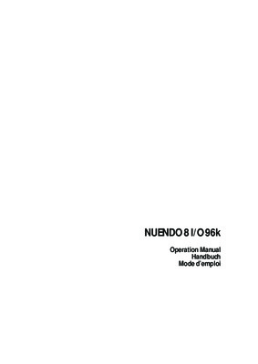tuto de nuendo 2 Book